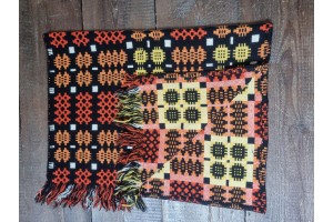 Vintage Welsh tapestry baby blankets Tiger Vintage Welsh tapestry baby blankets Tiger